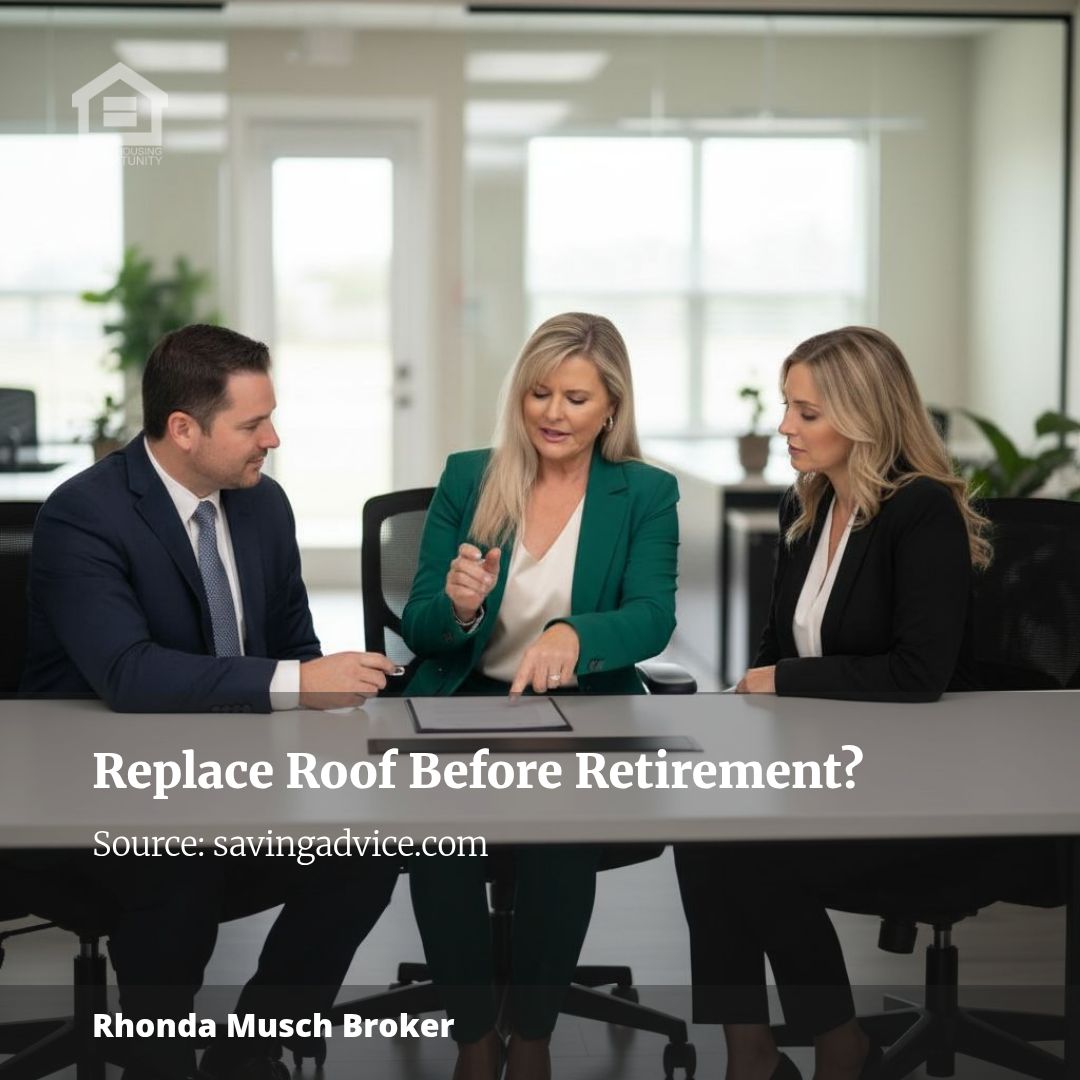 The Roof Is 20 Years Old at Retirement — Should You Replace It Before You Stop Working?